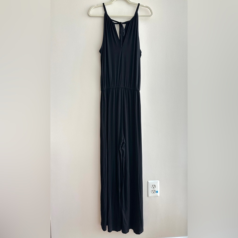 Jack Women’s Black Stretch Jumpsuit, Size Large